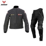 Men Windproof Waterproof Motocross Off-Road Jacket Pants Oxford Cloth Clothing Protector